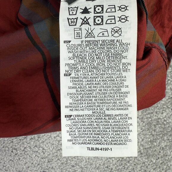 5.11 Tactical Shirt Men’s XL Red Plaid Snap Button Long Sleeve Military LEO - Picture 8 of 9